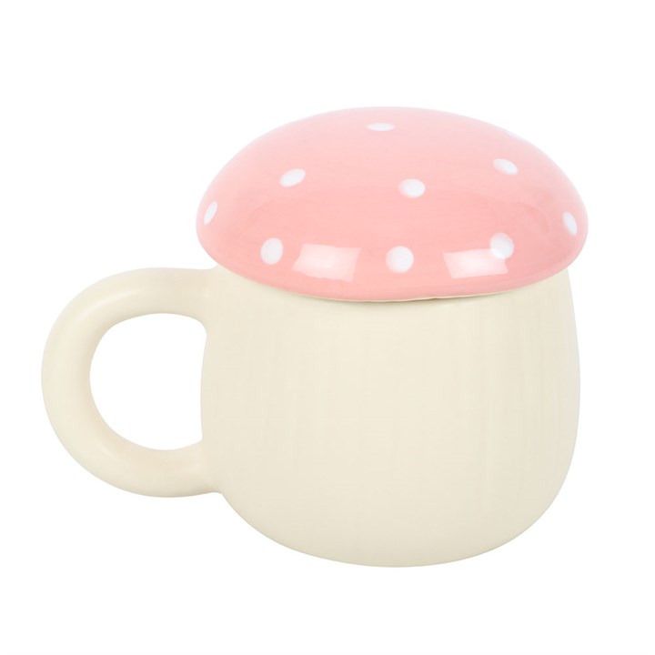 Pink Mushroom Mug