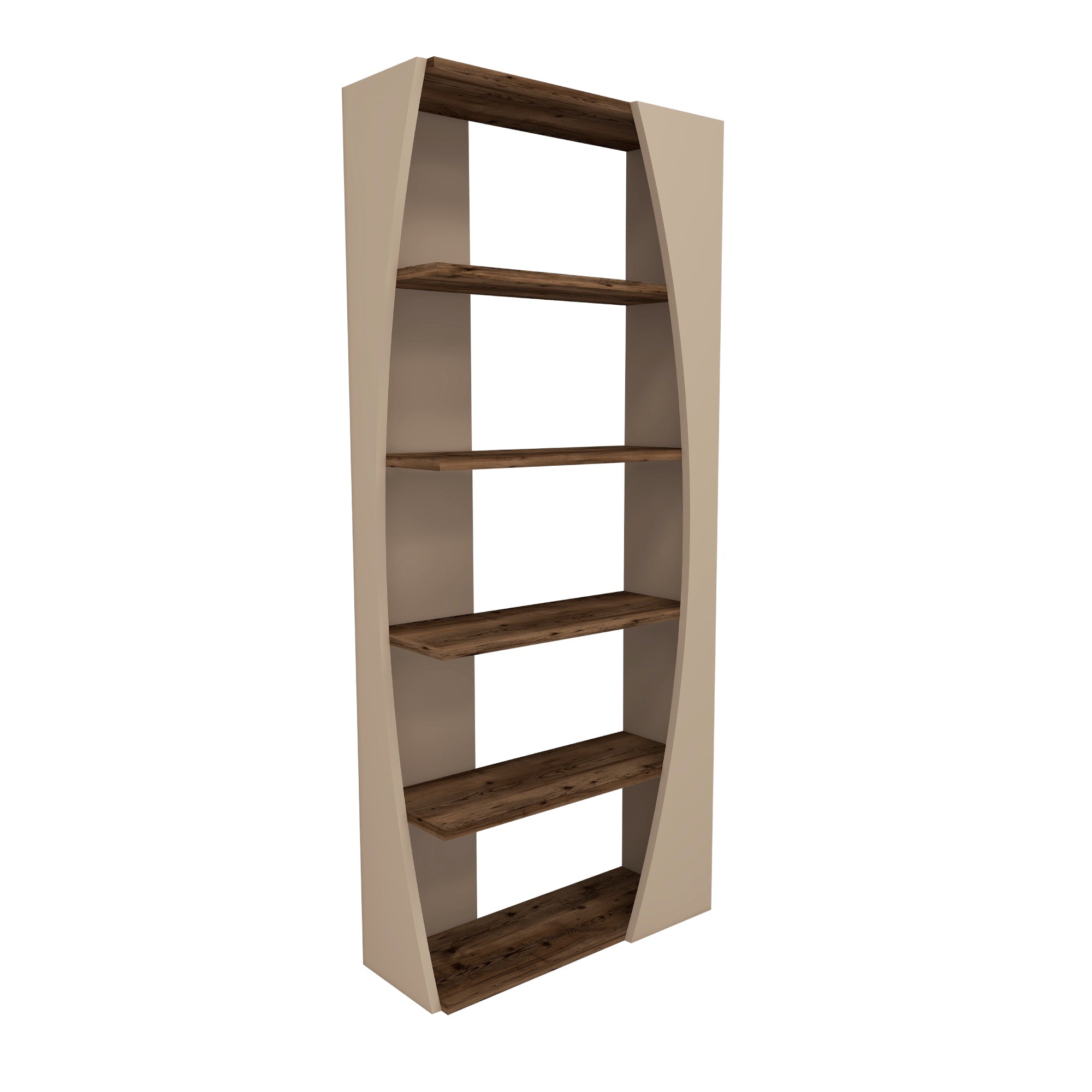 Bookcase Bookshelf Shelving Unit with 5 Tier Open Shelves Nestor