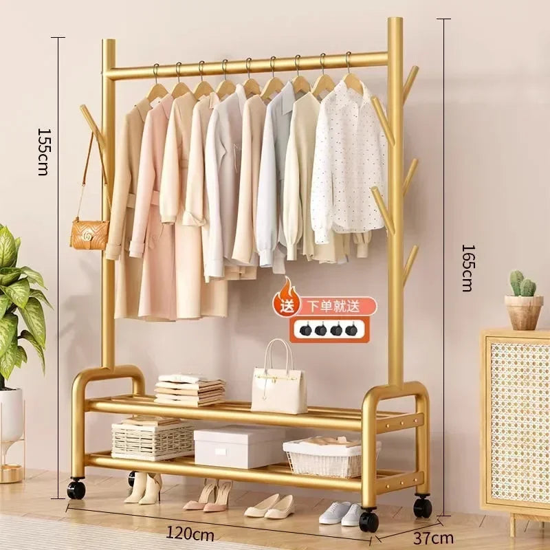 Modern Metal Standing Hanger Clothes Salon Display Rack Living Room Nordic Clothing Organizer Sofy Do Salonu Furniture