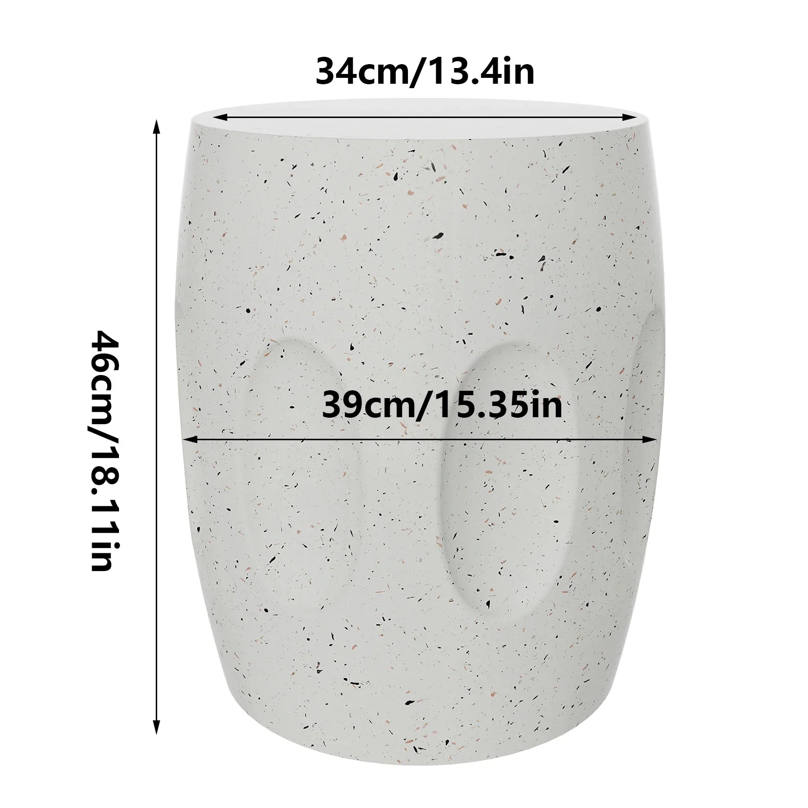Lightweight Concrete Side Table