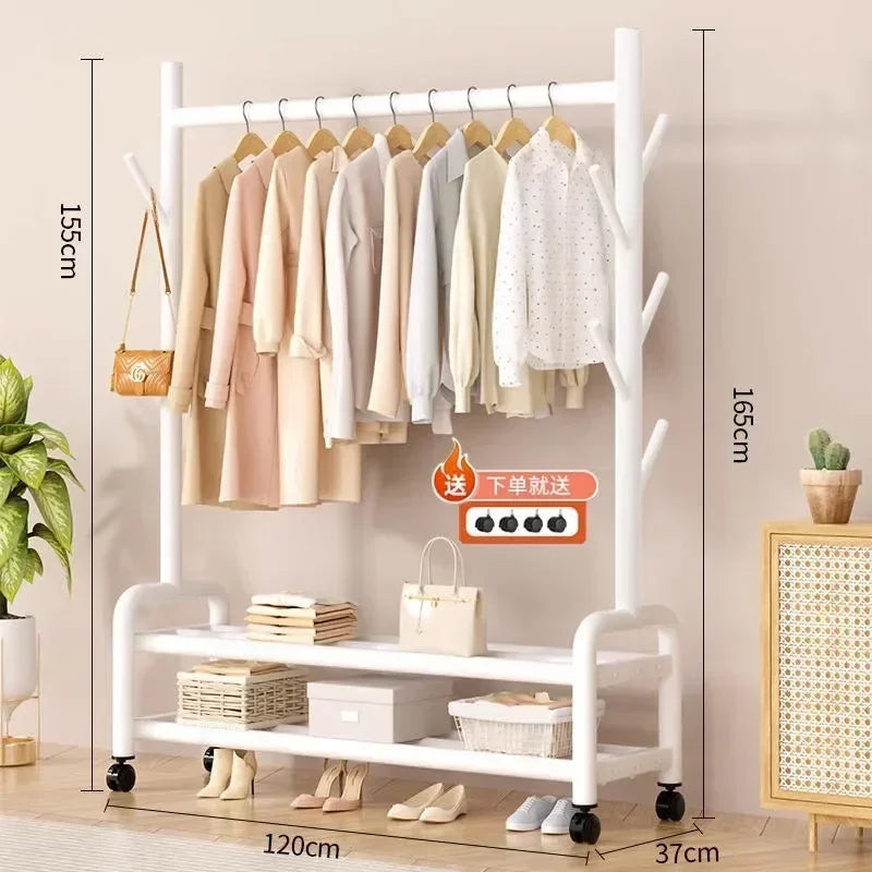 Modern Metal Standing Hanger Clothes Salon Display Rack Living Room Nordic Clothing Organizer Sofy Do Salonu Furniture
