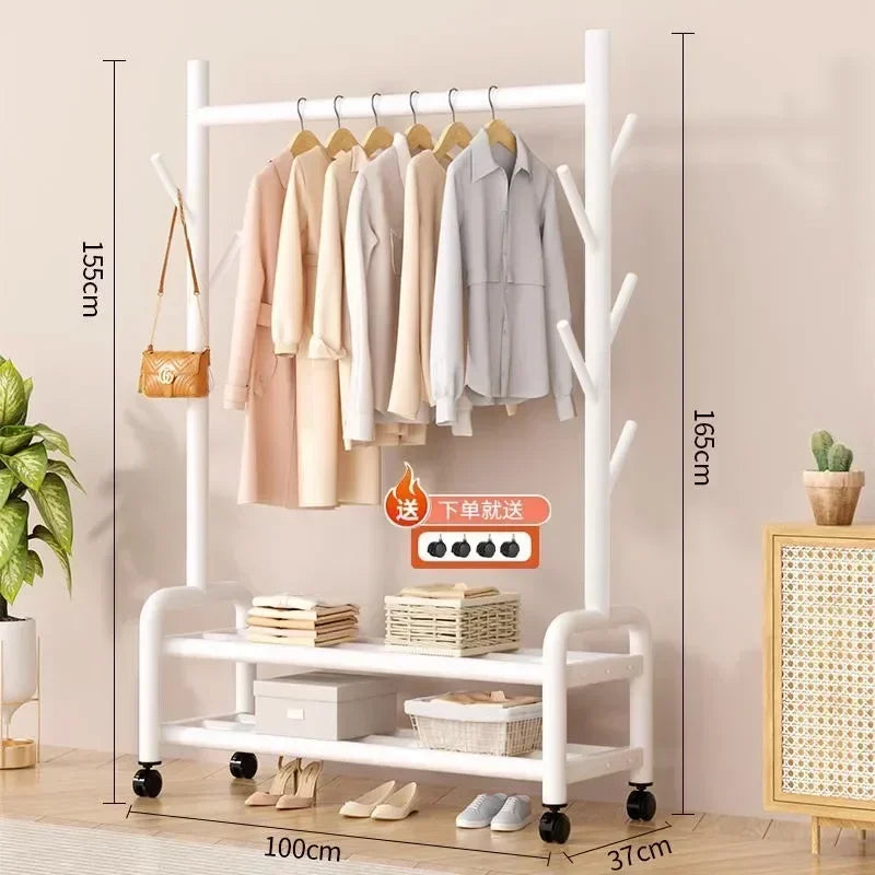 Modern Metal Standing Hanger Clothes Salon Display Rack Living Room Nordic Clothing Organizer Sofy Do Salonu Furniture