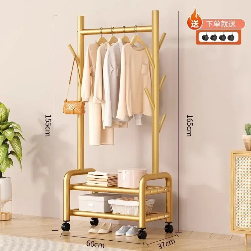 Modern Metal Standing Hanger Clothes Salon Display Rack Living Room Nordic Clothing Organizer Sofy Do Salonu Furniture