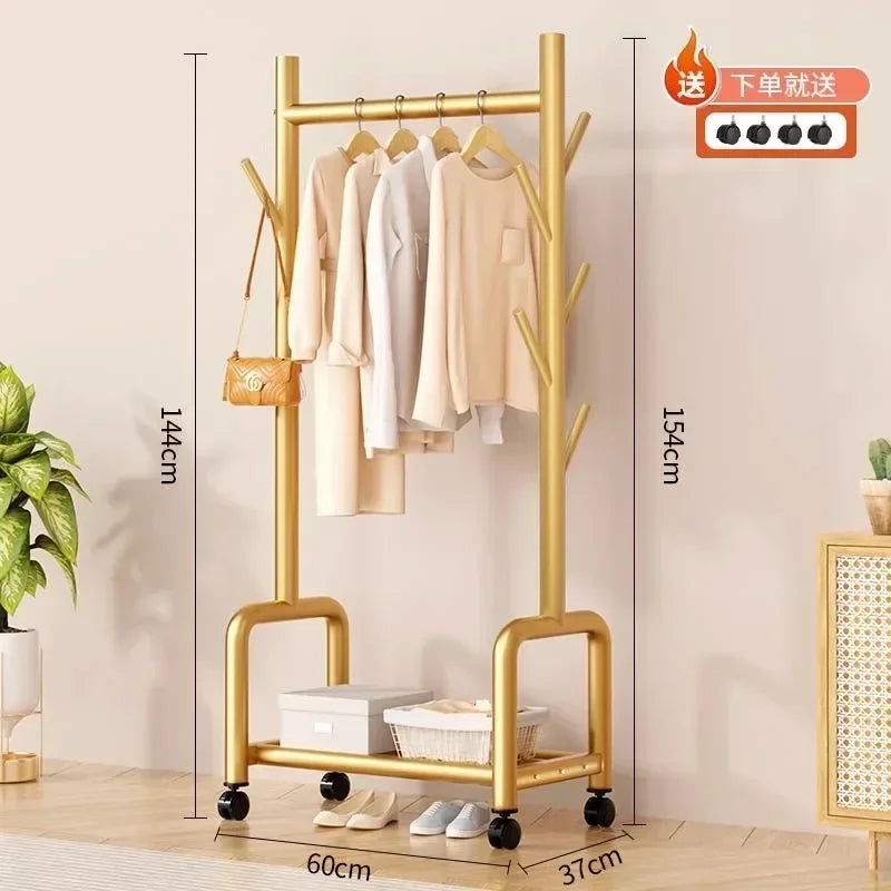 Modern Metal Standing Hanger Clothes Salon Display Rack Living Room Nordic Clothing Organizer Sofy Do Salonu Furniture