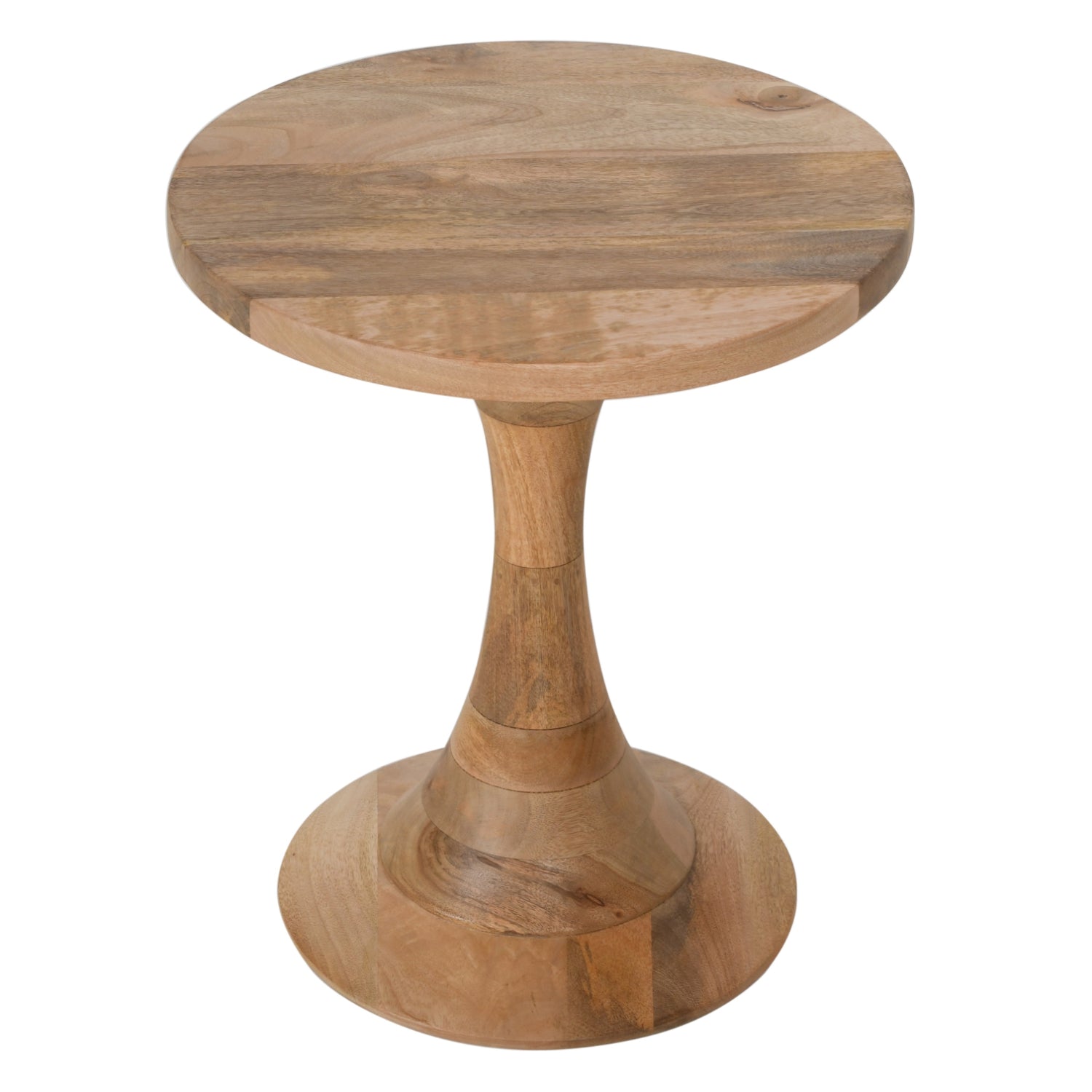 Merlin Mango Wood Round Side Table