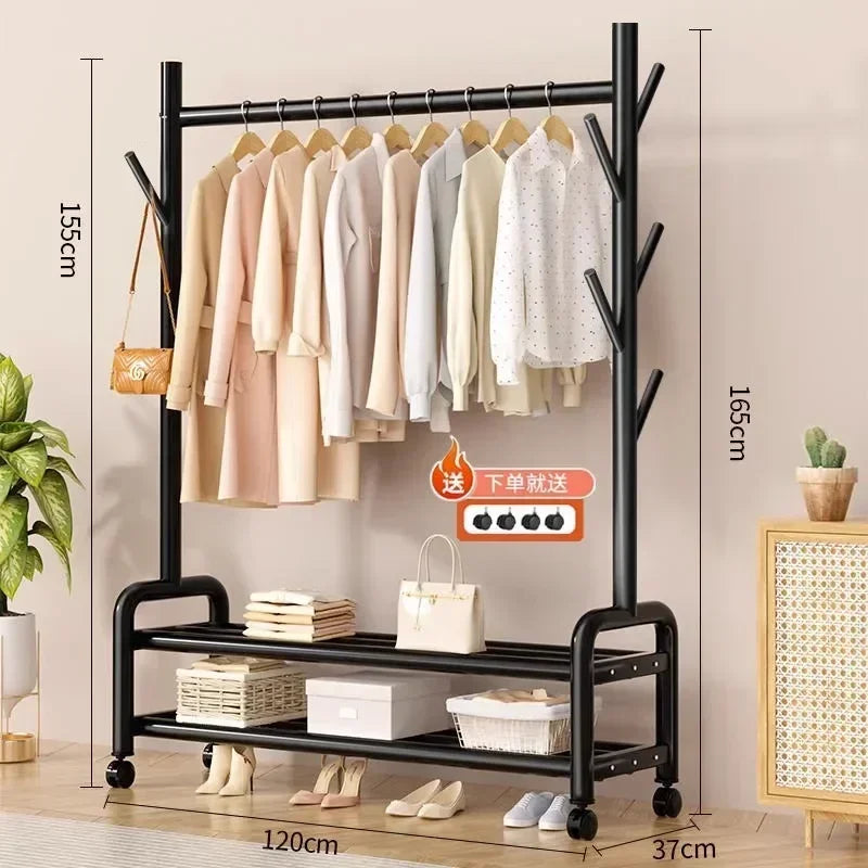Modern Metal Standing Hanger Clothes Salon Display Rack Living Room Nordic Clothing Organizer Sofy Do Salonu Furniture