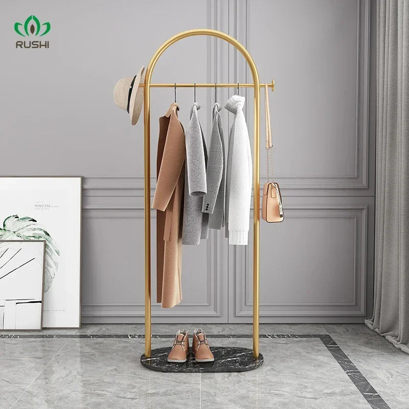 Hanger Floor Bedroom and Household Clothes Rack Simple Indoor Hanging Clothes Rack Multi-Functional Living Room Simple Coat Rack