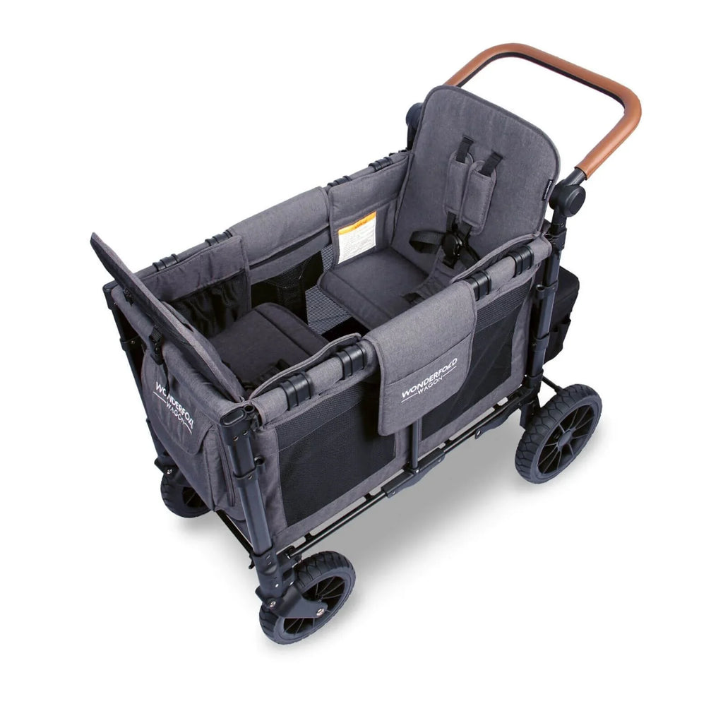 Wonderfold W2 Luxe Double Wagon - Charcoal Grey
