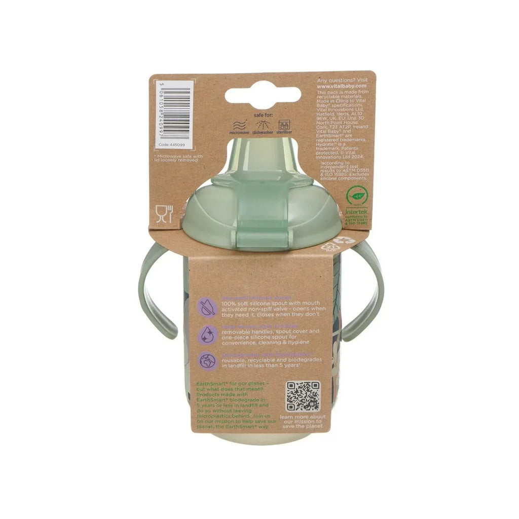 Vital Baby Hydrate Easy Sipper Cup 350ml - Jungle Glow - Bobobiy