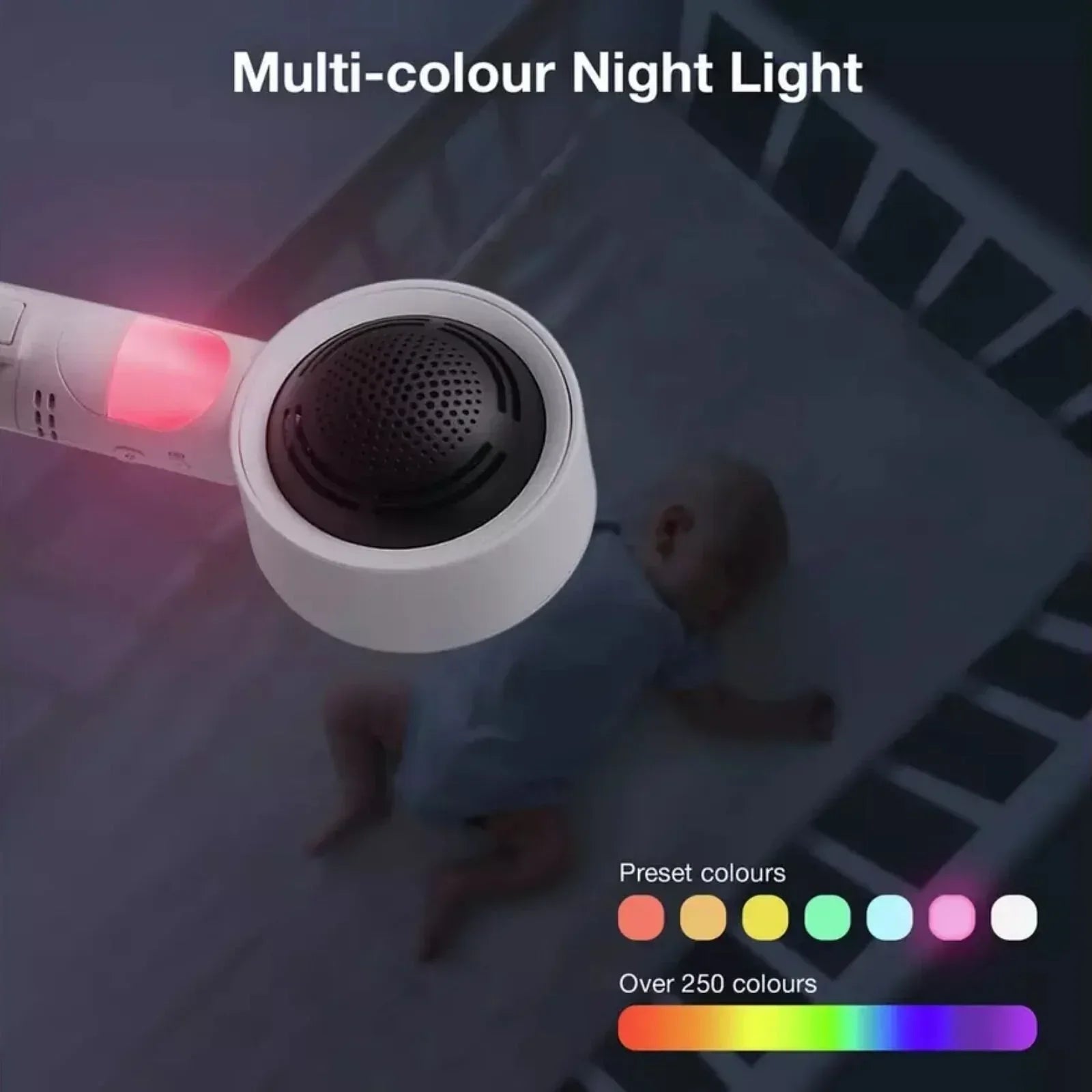 VTech RM7787 HD 7" Over-the-Cot Wi-Fi Baby Monitor - Bobobiy