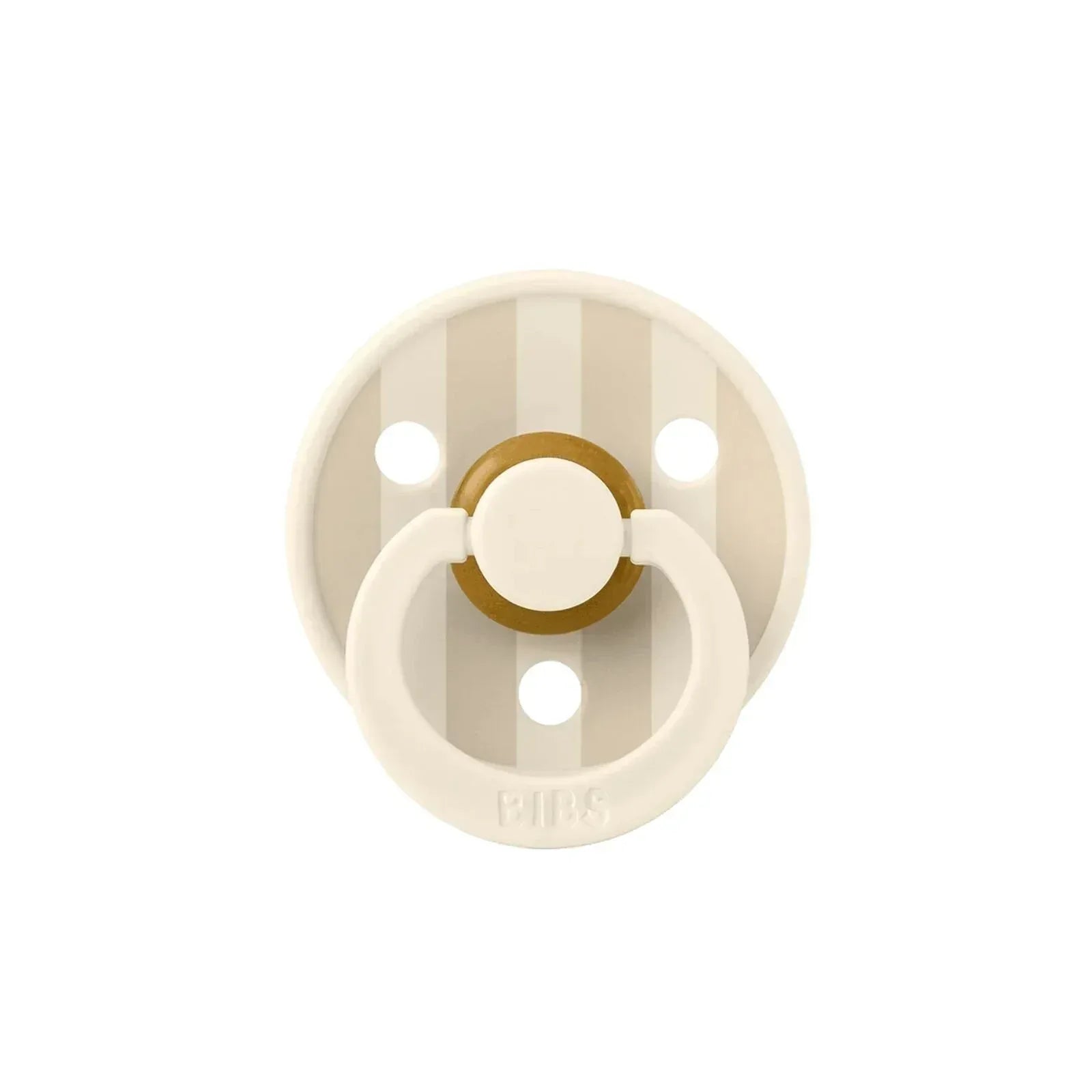 BIBS Pin Latex Soothers 6+ months Pack of 2 - Ivory & Vanilla - Bobobiy