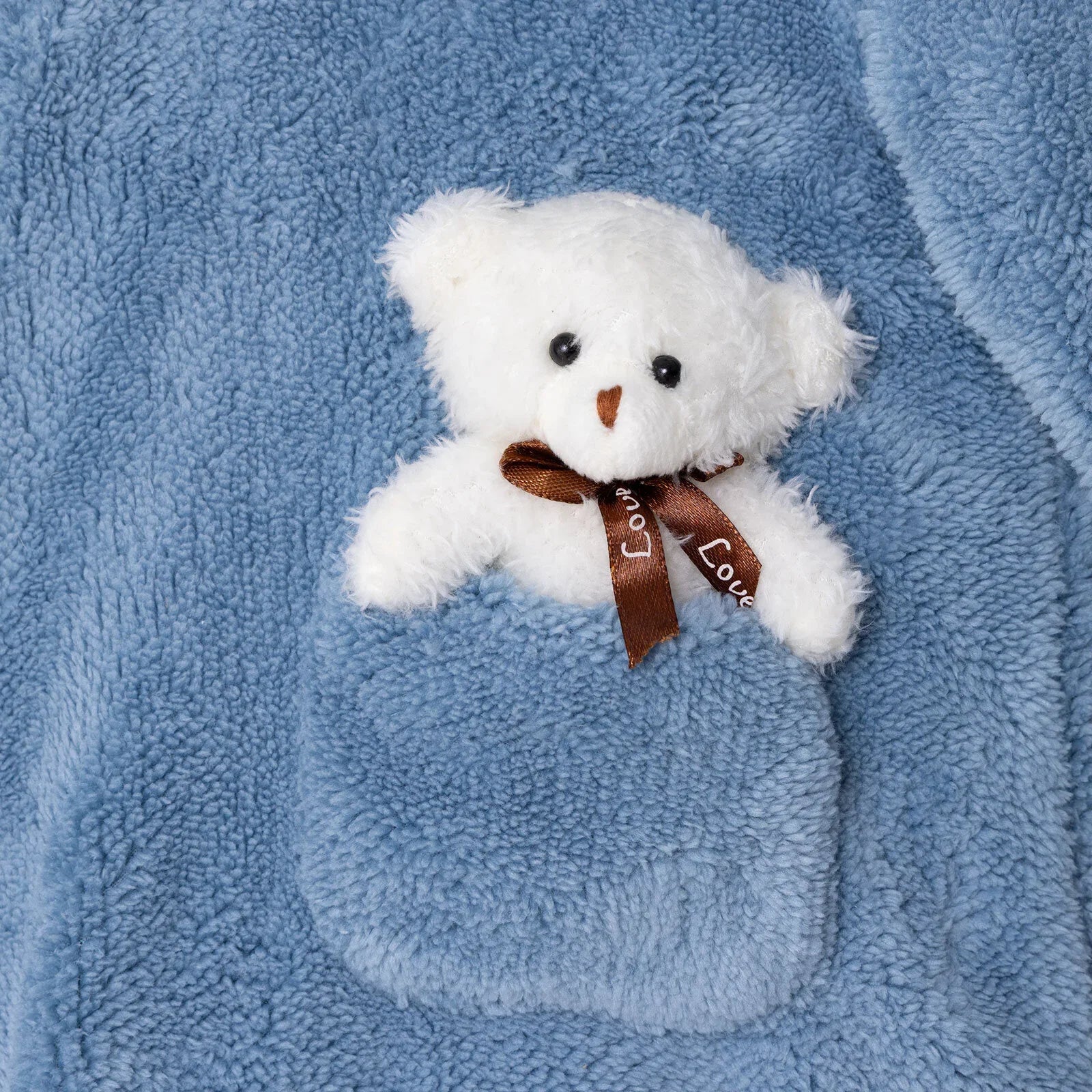 Midimod Newborn Welsoft Footless Jumpsuit - Blue