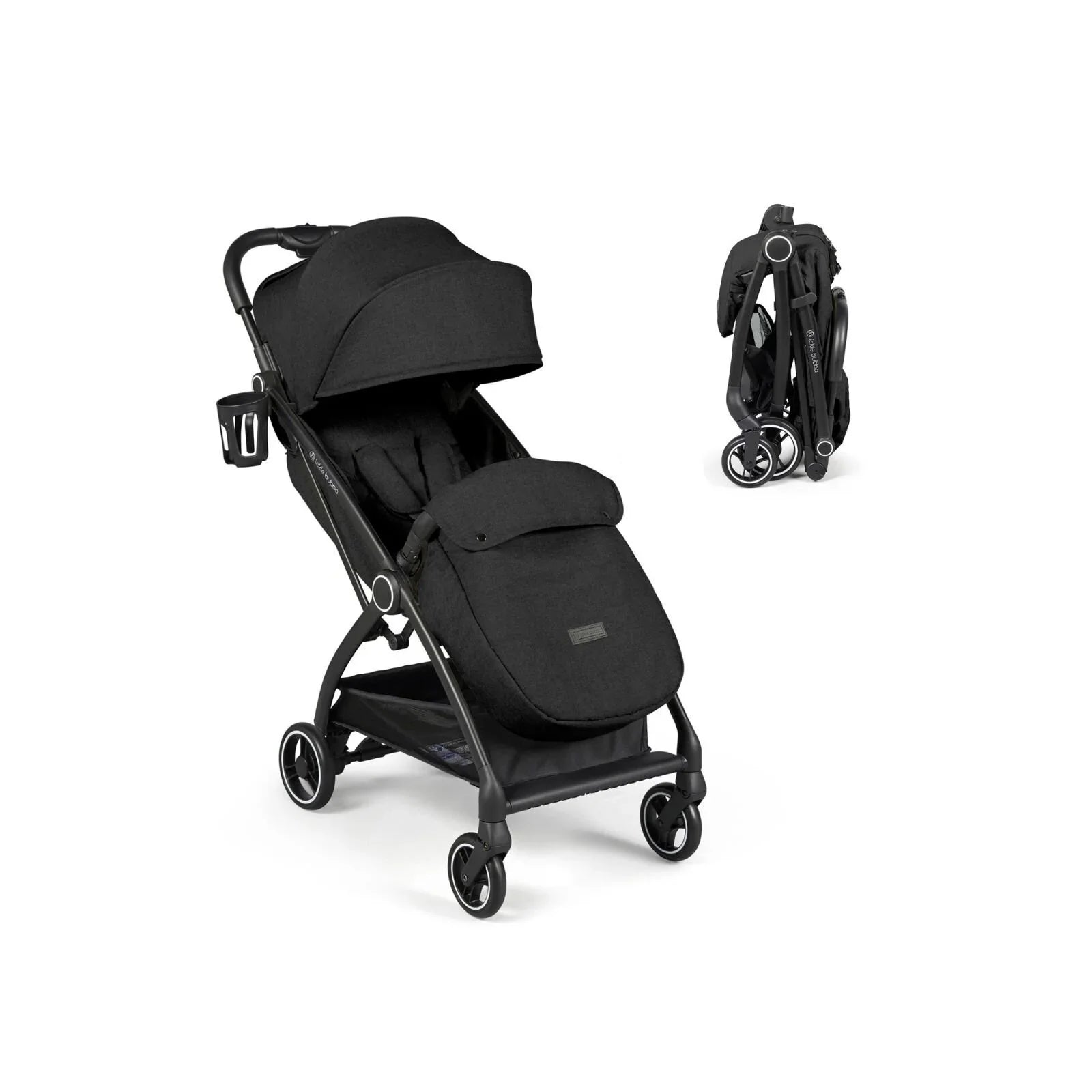 Ickle Bubba Aries Max Autofold Stroller - Black