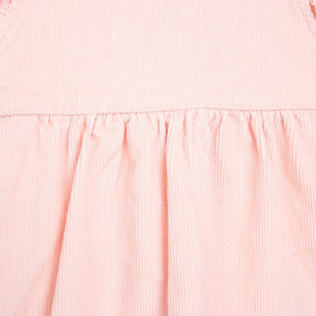 HelloBaby Basic Baby Girl Velvet Overall - Pink