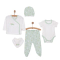 Bebbek Girl Newborn Gift Set 5 pcs - Green