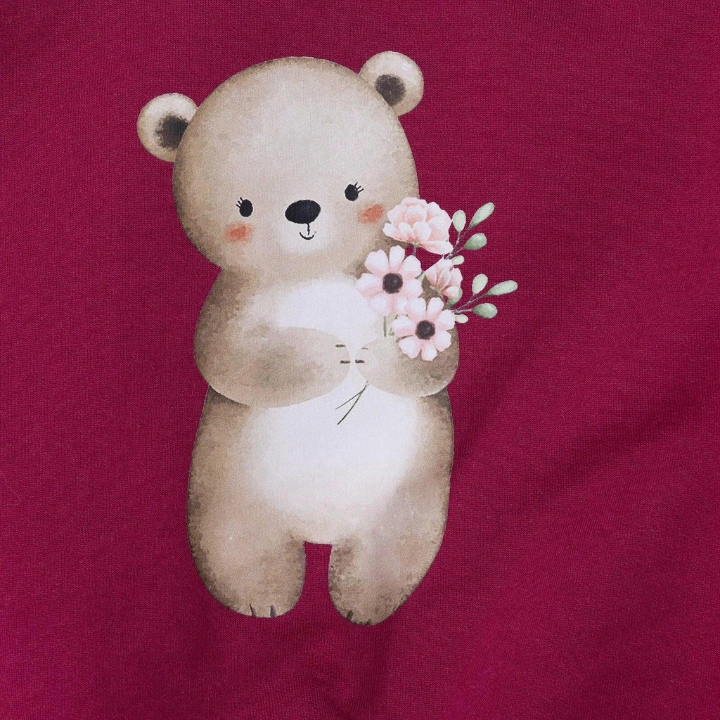 HelloBaby Jogging Set - Maroon - Bobobiy