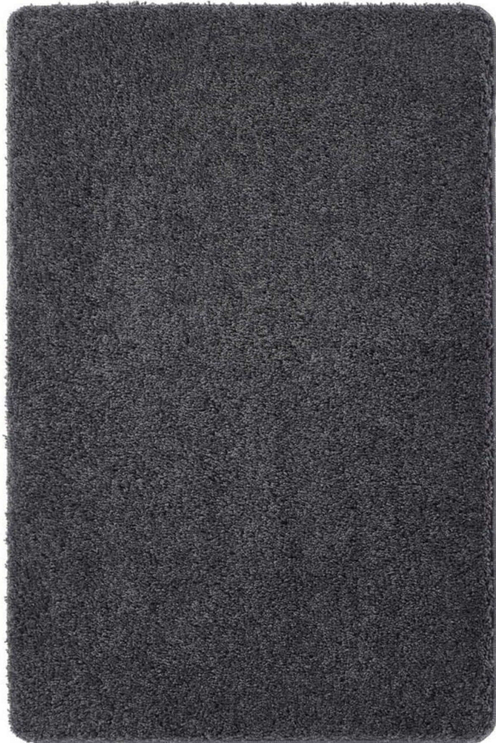 Washable Charcoal Shaggy Rug