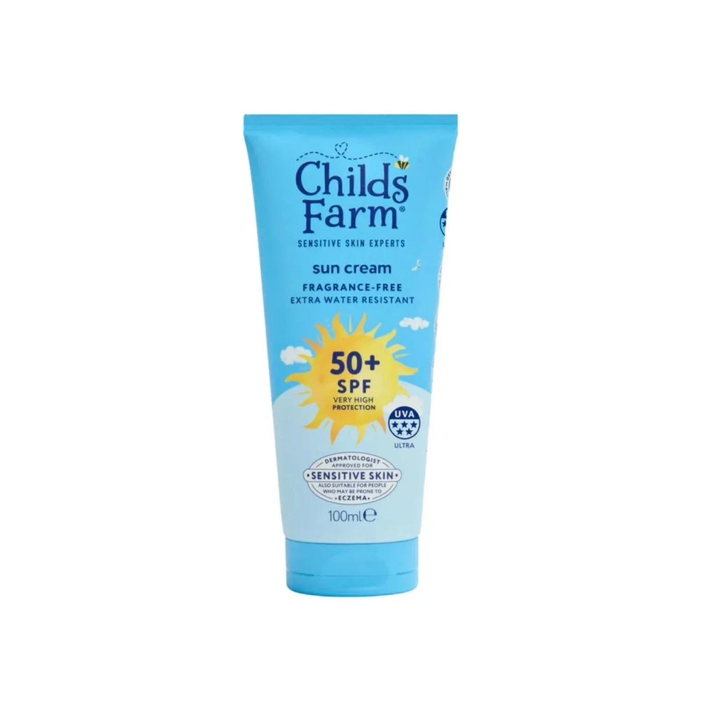 Fragrance-free kids sun cream tube, SPF 50+ extra water resistant, 100 ml