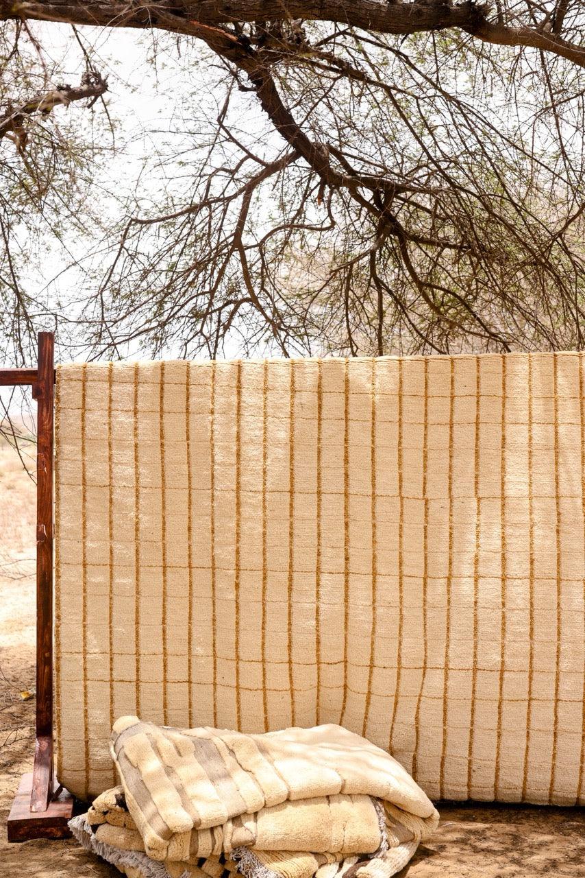 Stormy Hand Knotted Rug - 302 x 250 cm - Handmade