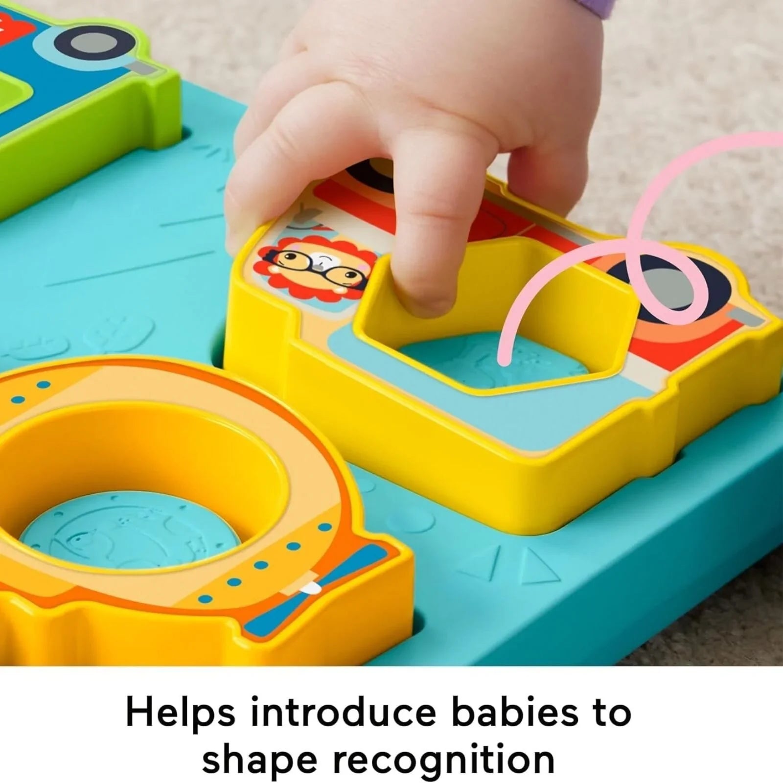 Fisher-Price Shapes & Sounds Vehicle Puzzle Toy