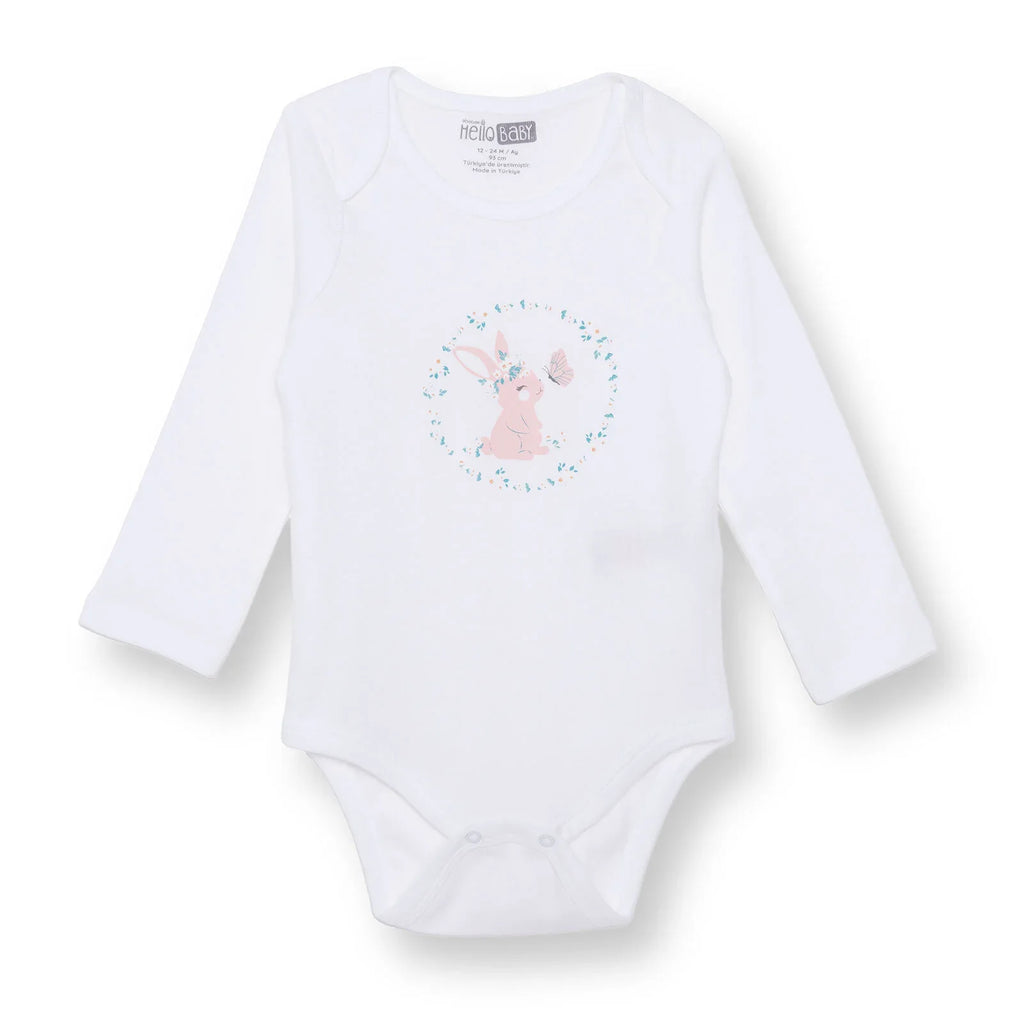 HelloBaby Long Sleeve Body - Ecru