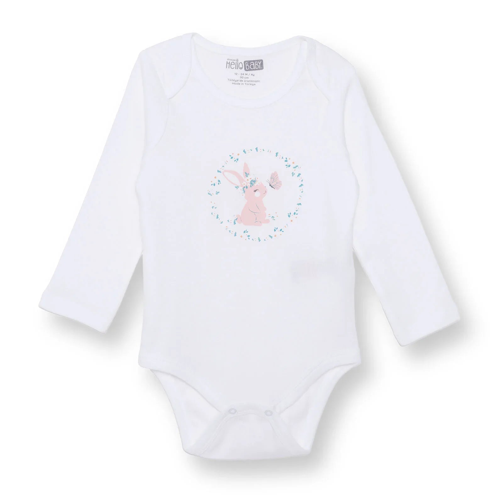 HelloBaby Long Sleeve Body - Ecru