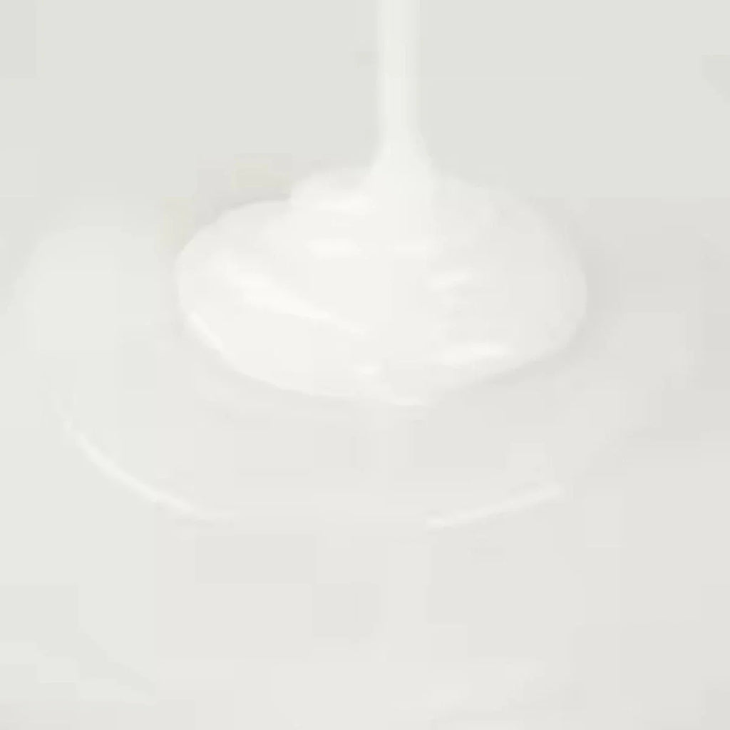 White shampoo lather swirl