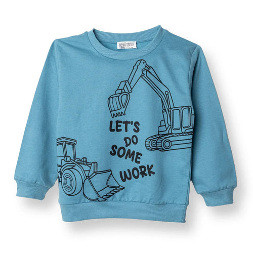 HelloBaby Baby Boy Sweatshirt - Dark Blue - Bobobiy