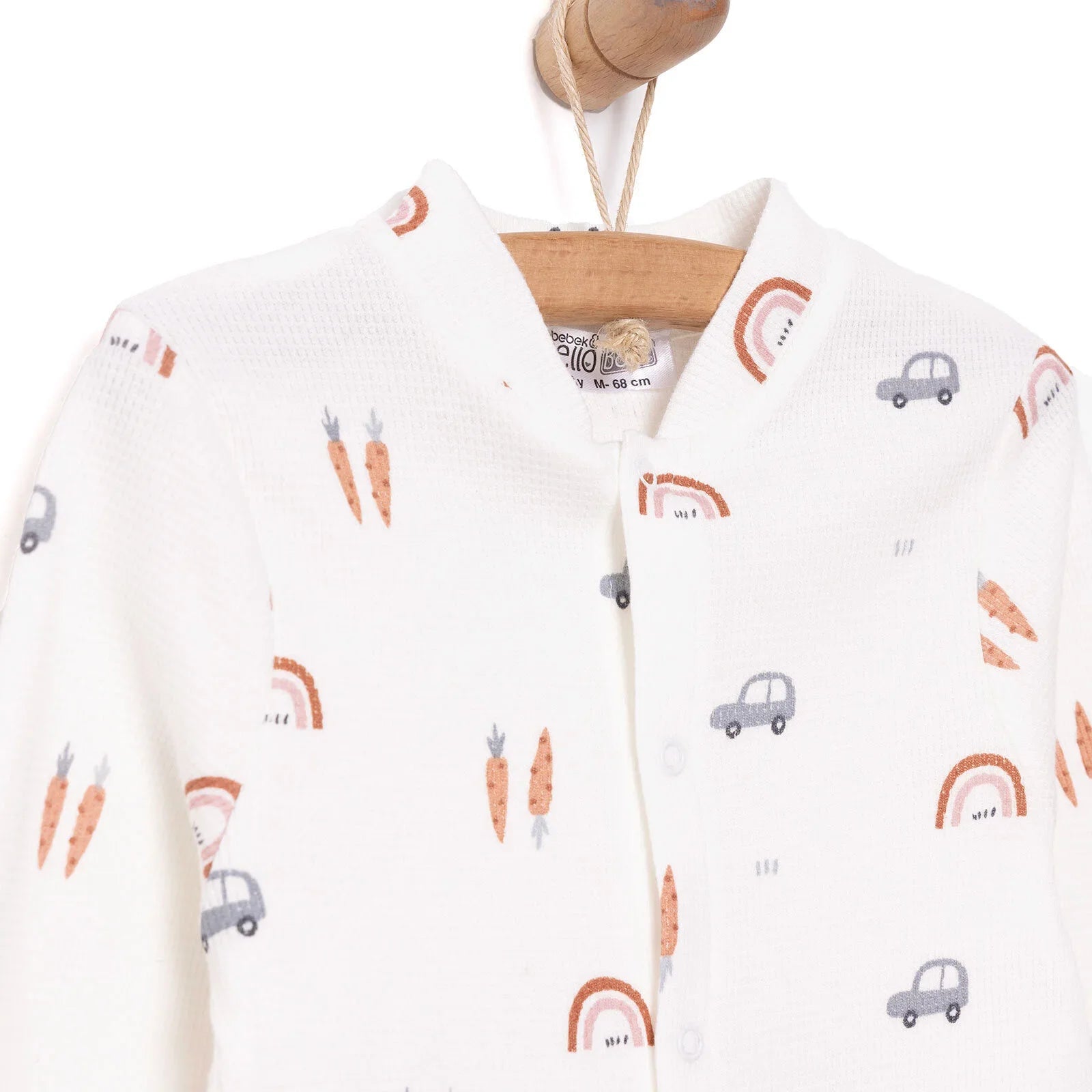 HelloBaby Newborn Jumpsuit - Beige