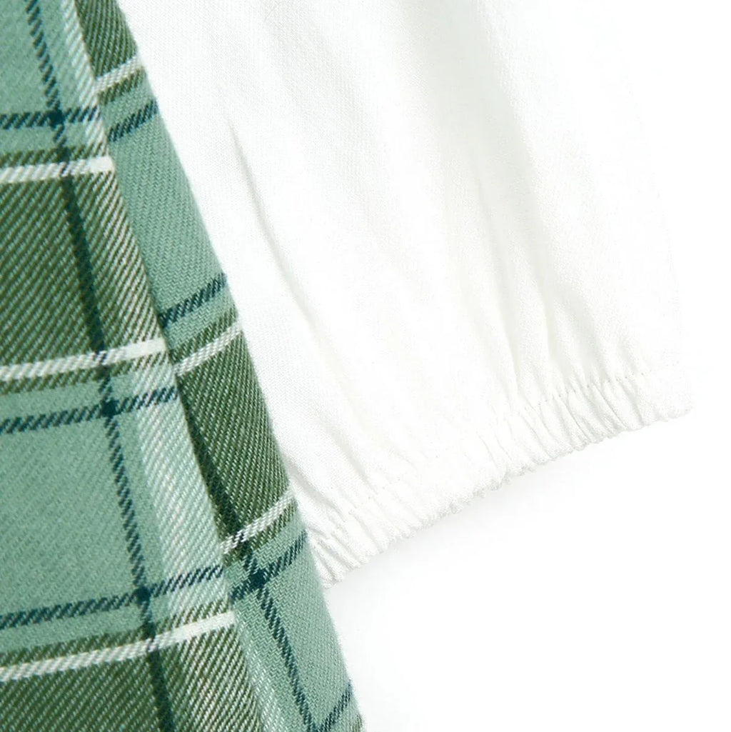 BabyZ Salopette Skirt - Sweatshirt - Light Green - Bobobiy