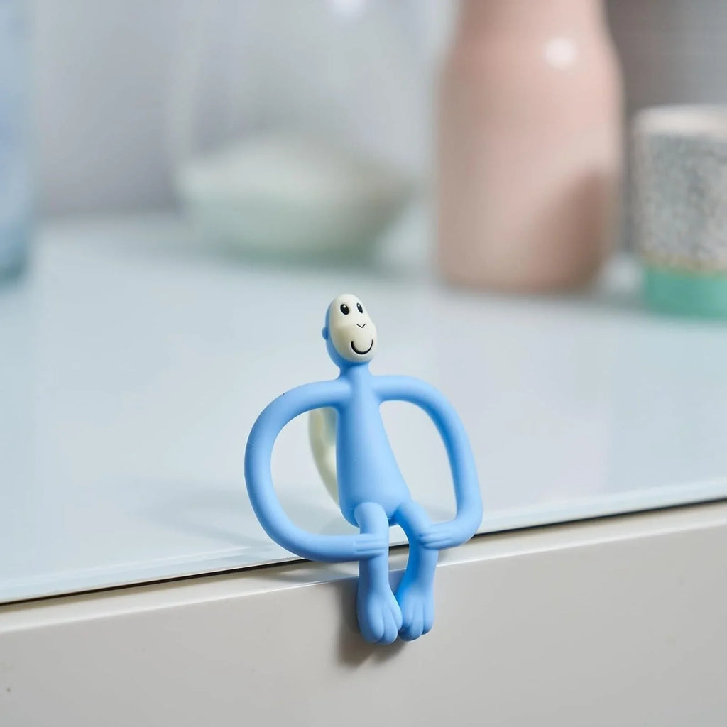 Matchstick Monkey Original Teething Toy - Light Blue