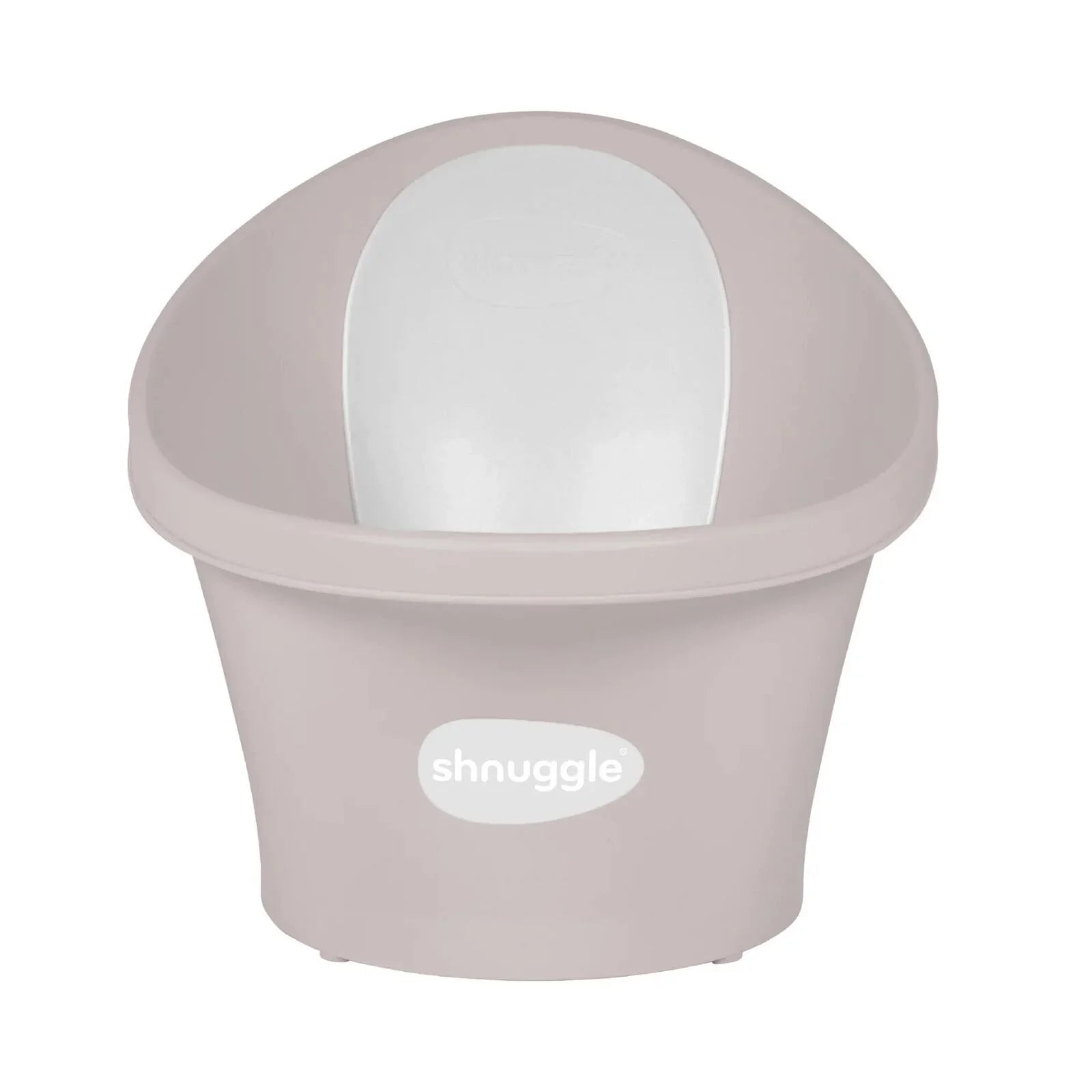 Shnuggle Newborn Baby Bath with Plug - Taupe
