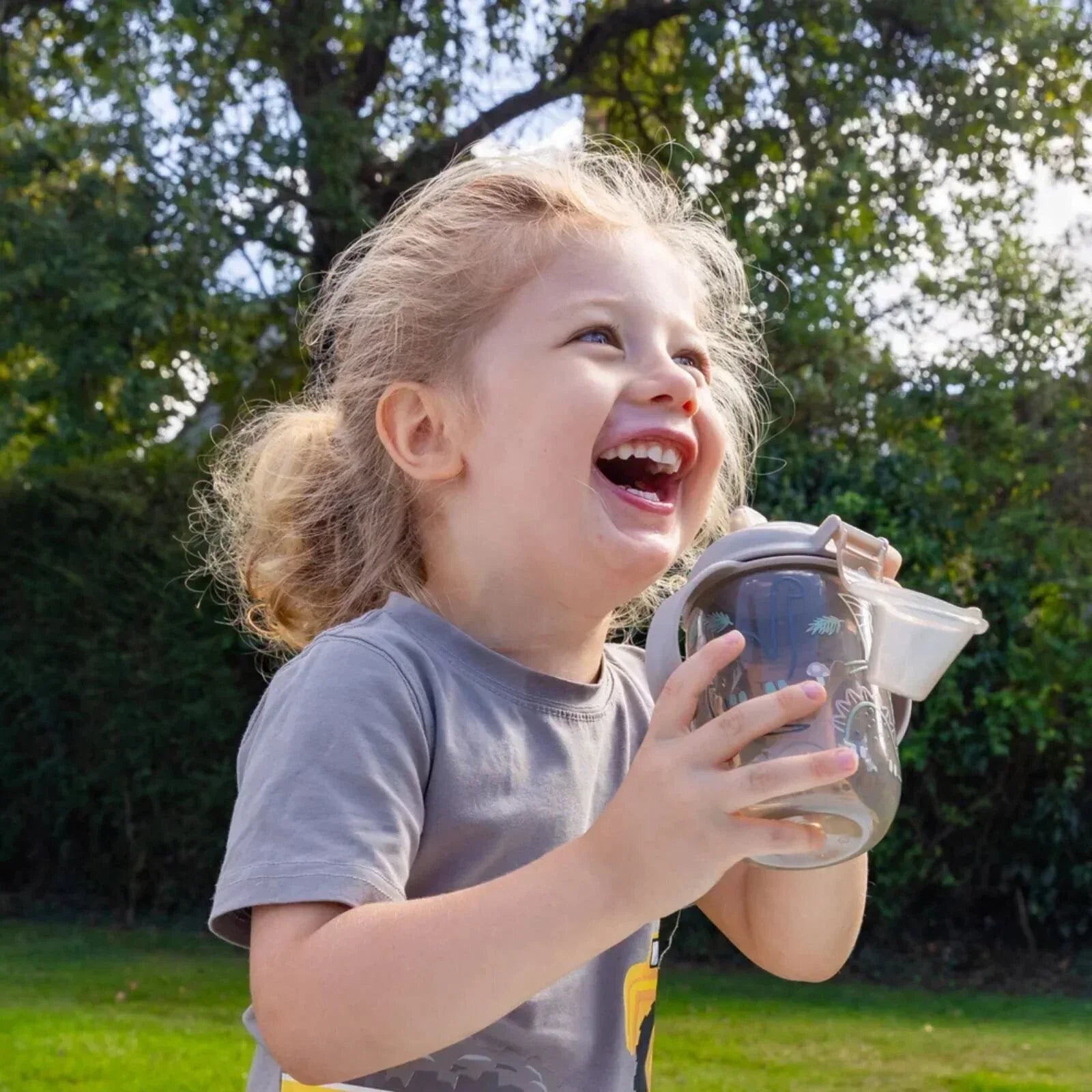 Vital Baby Hydrate Easy Sipper Cup 350ml - Natural Stone - Bobobiy