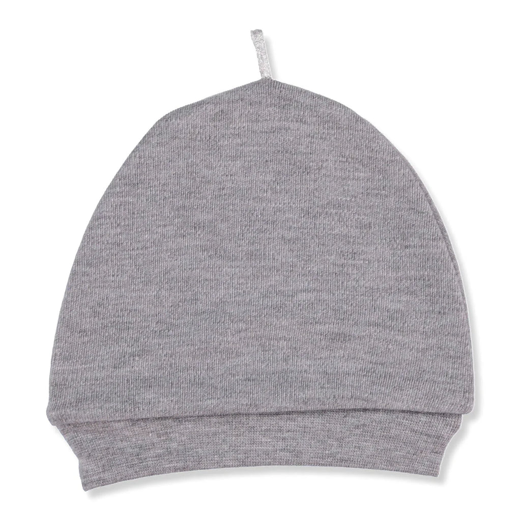 HelloBaby Newborn Basic Hat - Grey Melange