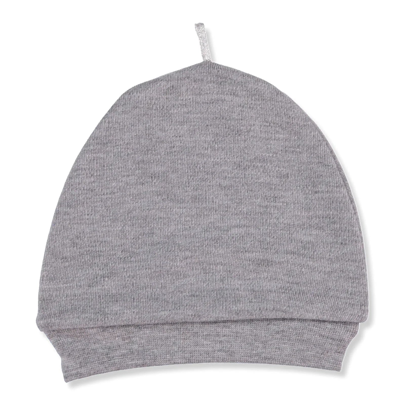 HelloBaby Newborn Basic Hat - Grey Melange