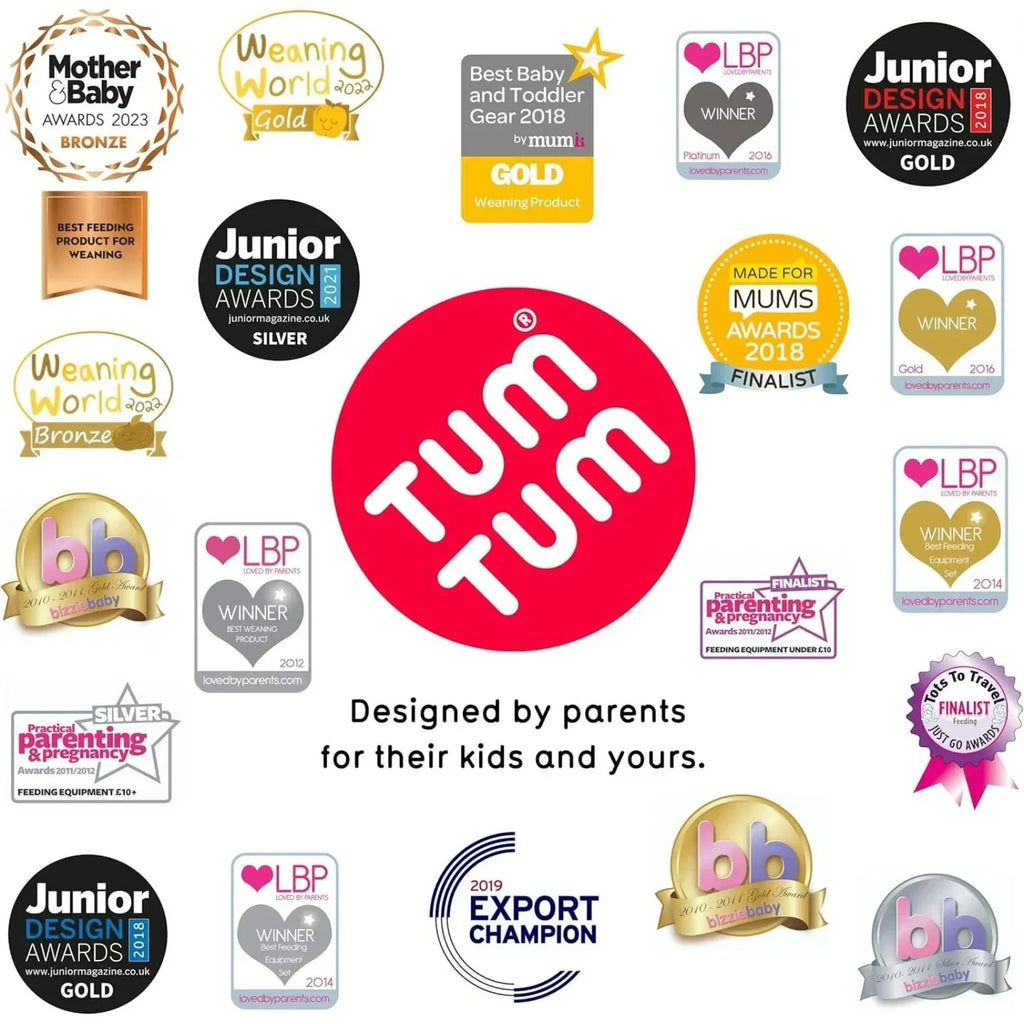 TUM TUM Betsy Bear Tippy Up Cup - Pink - Bobobiy