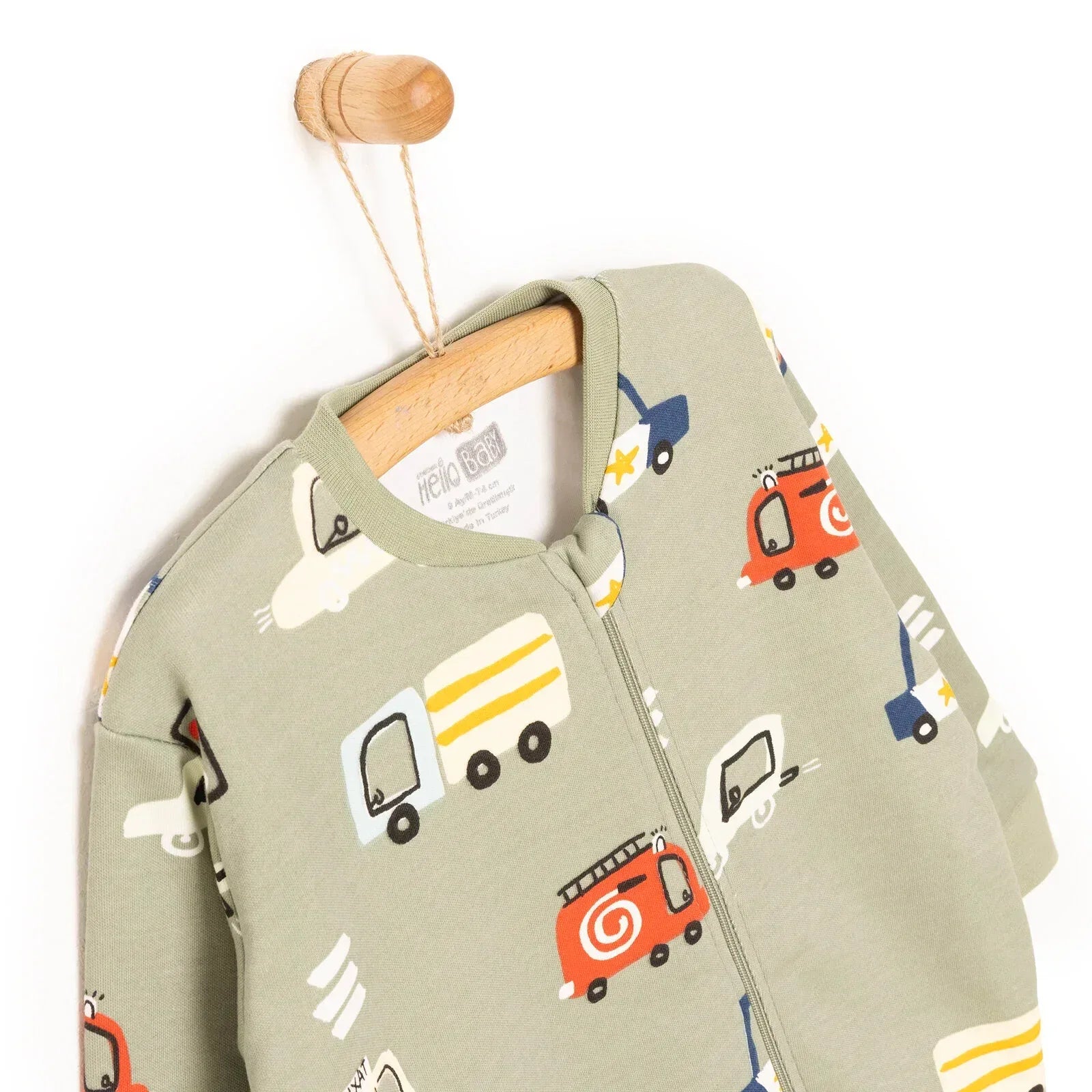 Hellobaby Sleeping Bag 1 Tog - Khaki - Bobobiy