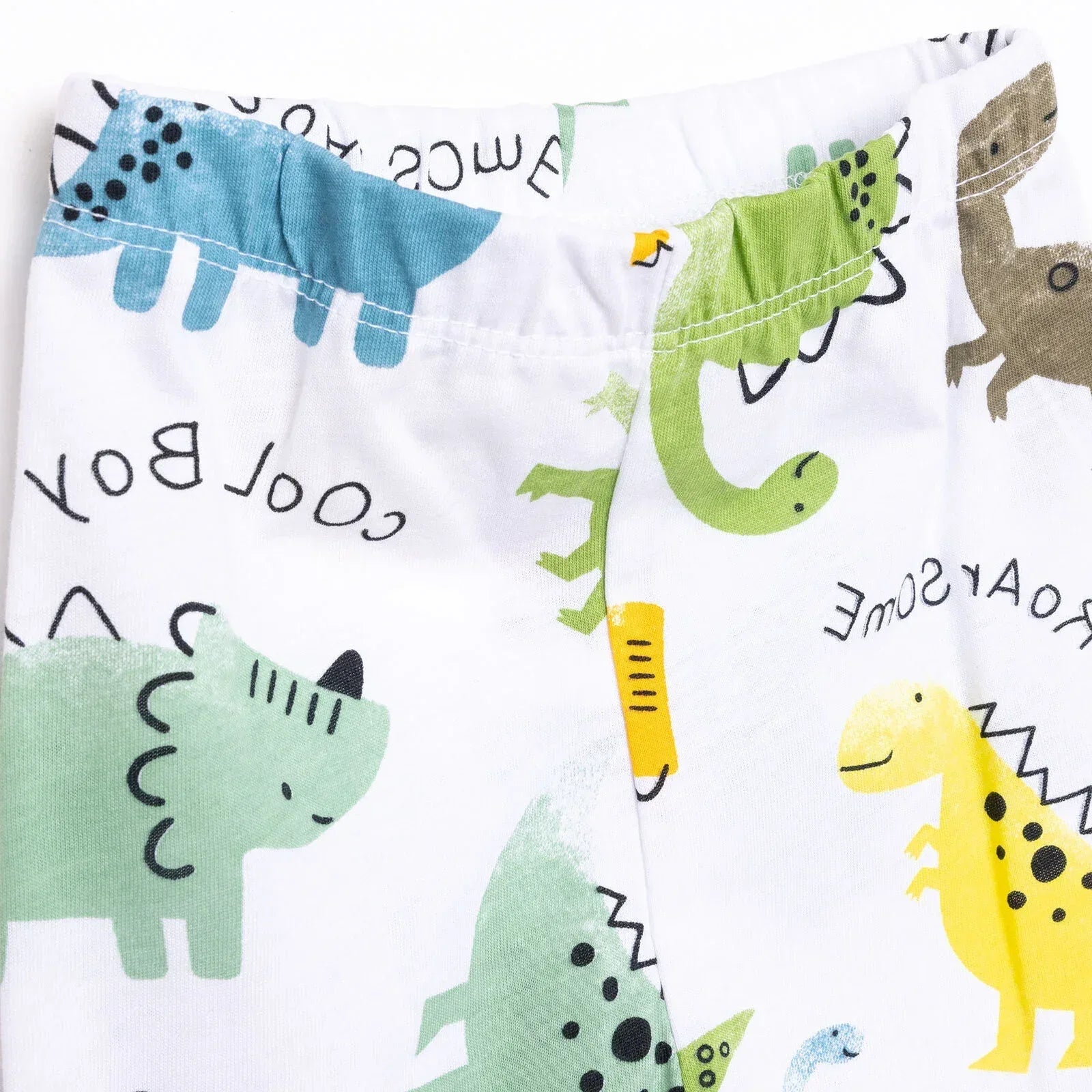 HelloBaby Baby Boy Long Sleeve Pyjamas Set - White - Bobobiy