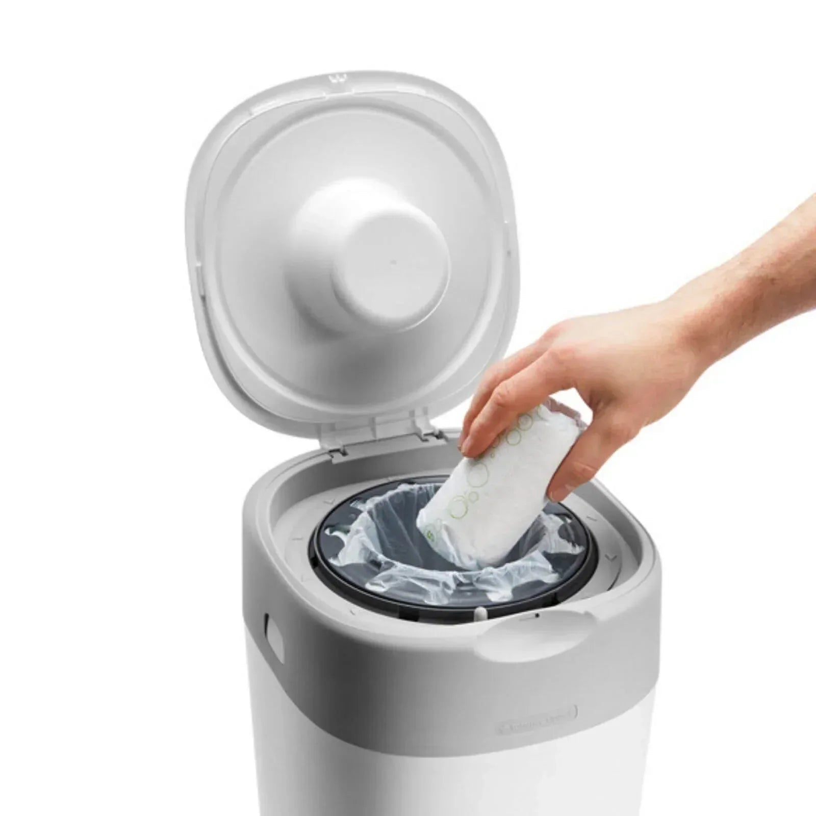 Tomme Tippee Twist & Click Nappy Disposal Tub - White - Bobobiy
