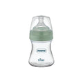 Sage green Tritan baby feeding bottle with slow flow teat, 150ml
