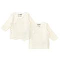 HelloBaby Wrapover Top 2-Pack - Ecru