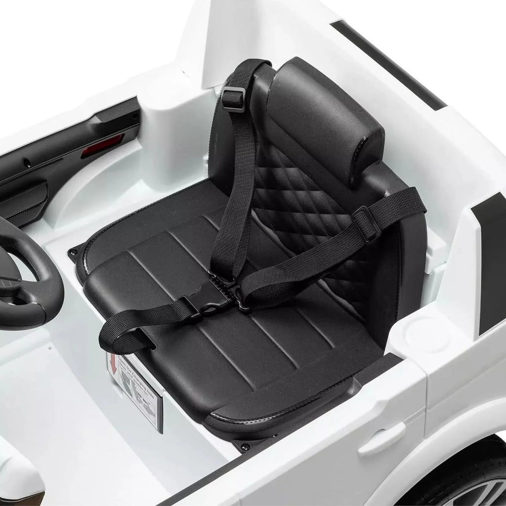 Xootz Landrover Discovery 12V Ride On Lithium - White