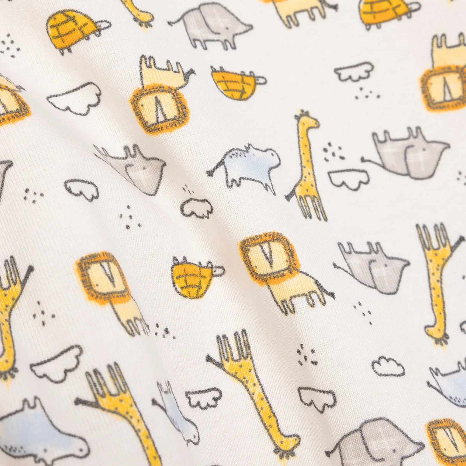 HelloBaby Unisex 2-Pack Long Sleeve Body - Ecru