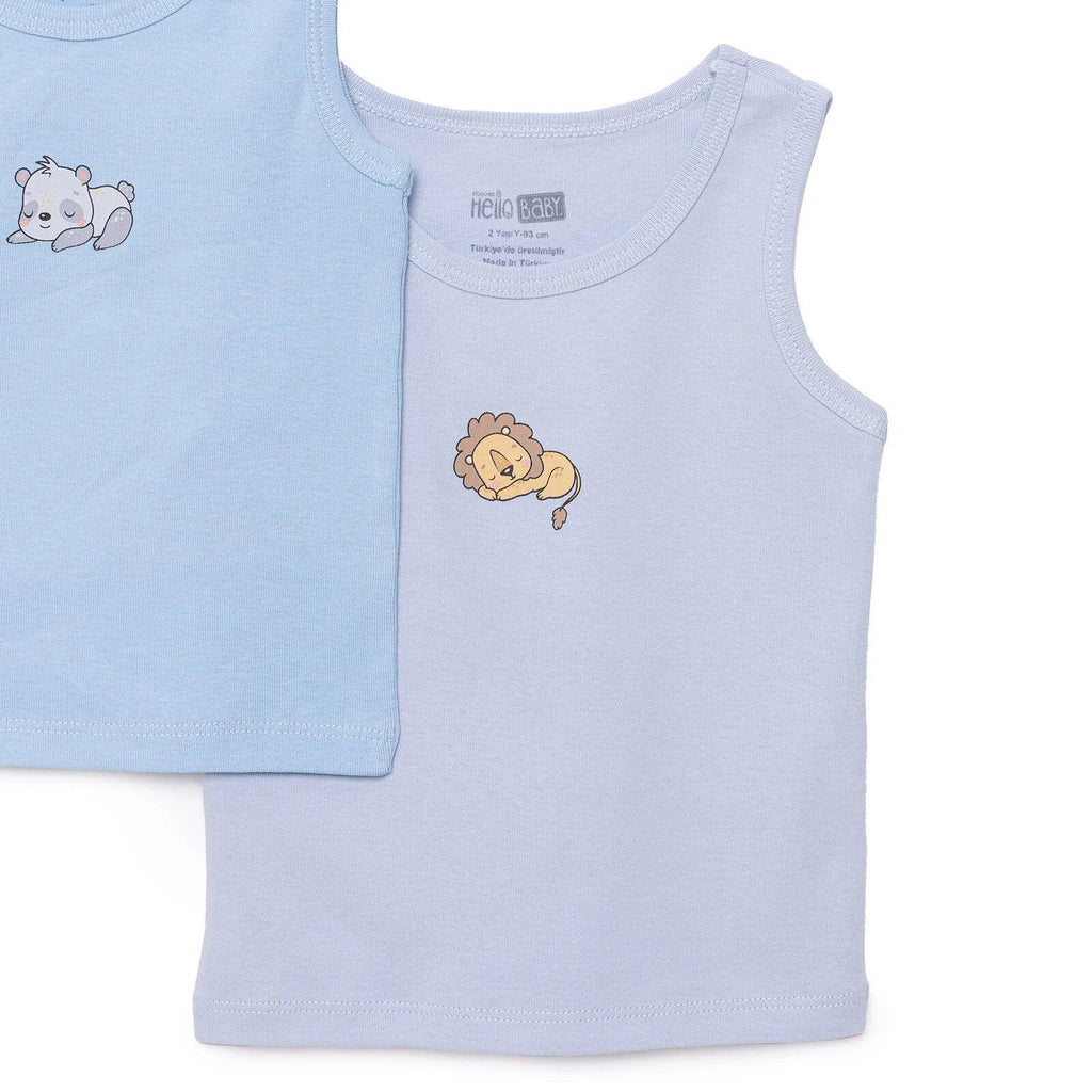 HelloBaby 2 Pcs Athlete - Light Blue - Bobobiy