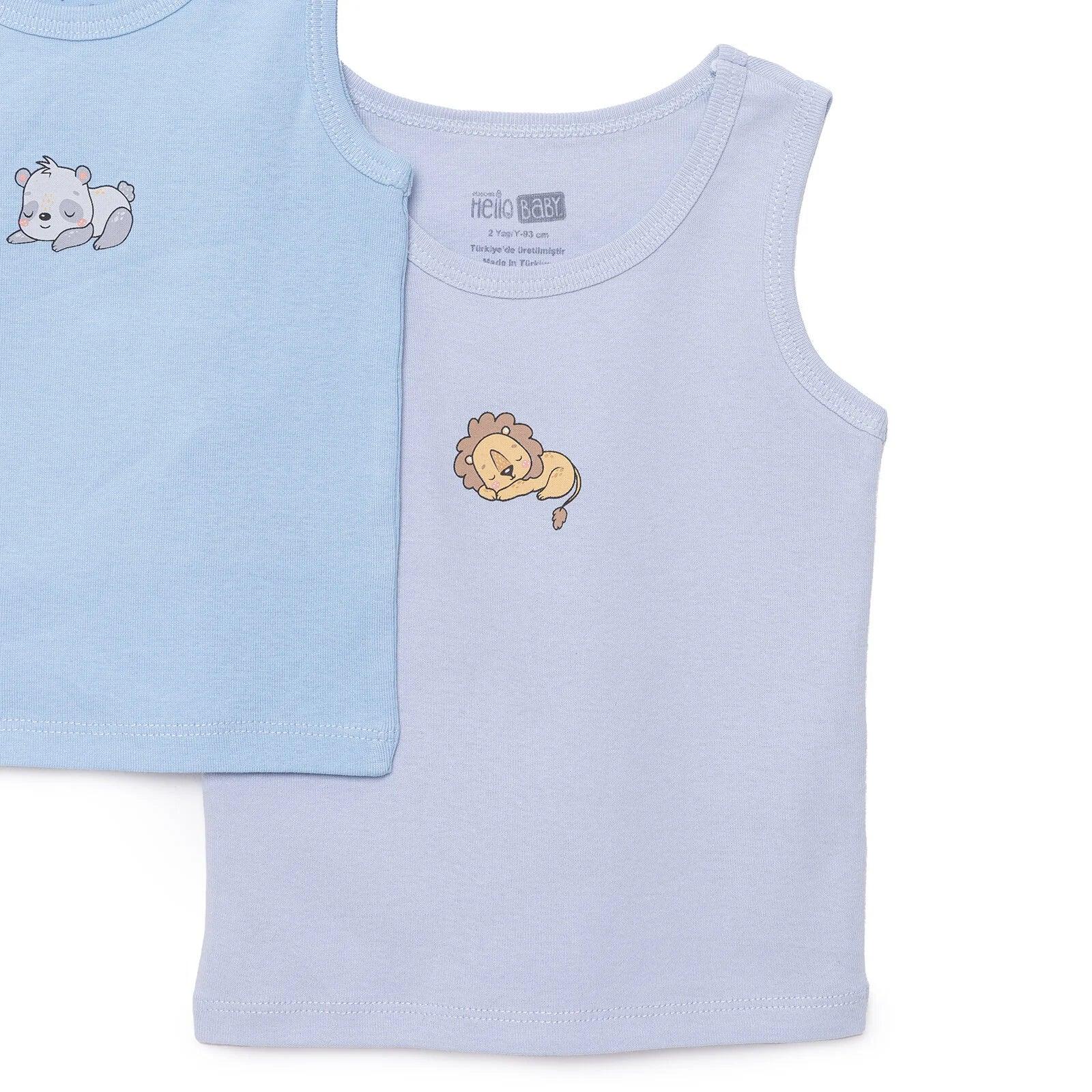 HelloBaby 2 Pcs Athlete - Light Blue - Bobobiy