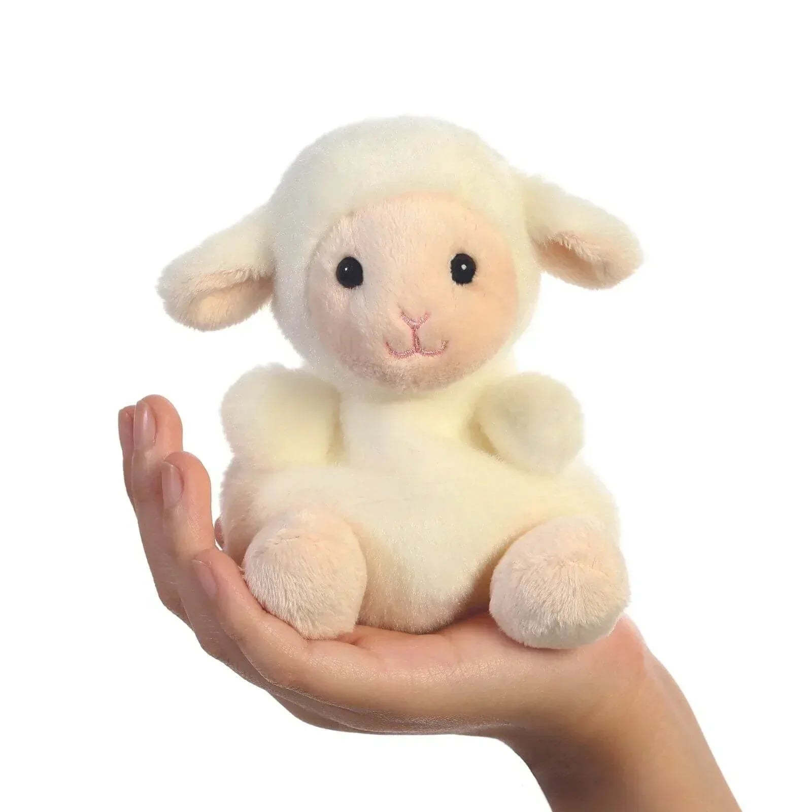 Palm Pals Woolly Lamb Soft Toy - Bobobiy