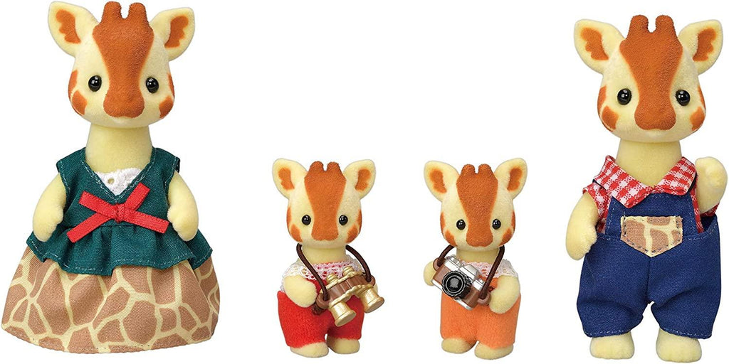 Sylvanian Families Highbranch Giraffe Family Playset for Ages 3 and Up