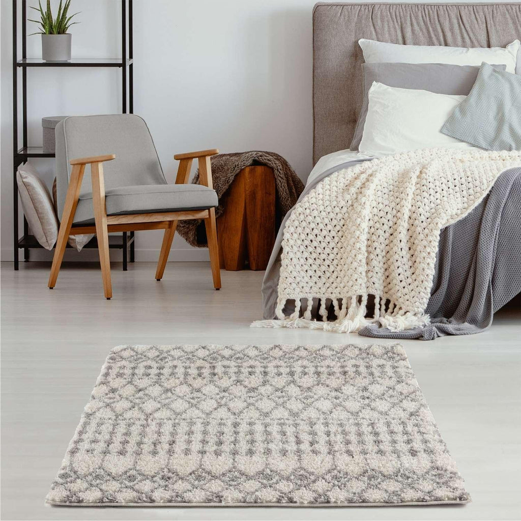 1000MoroccanIvoryGreyShaggyRug-18 - Bobobiy