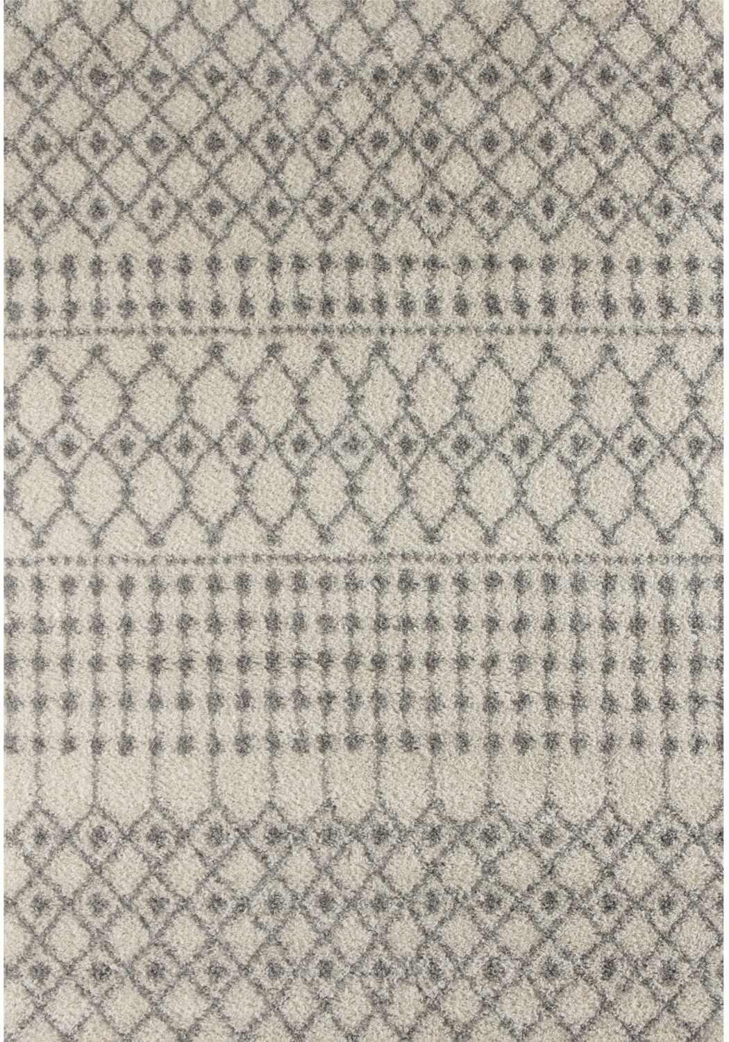 1000MoroccanIvoryGreyShaggyRug - Bobobiy