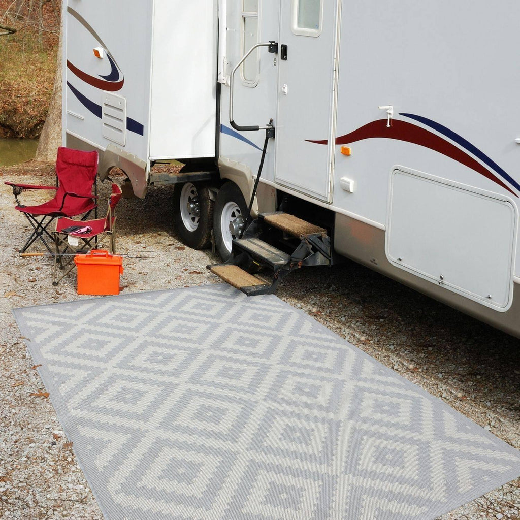100EcologyOutdoorRugGrey-8 - Bobobiy